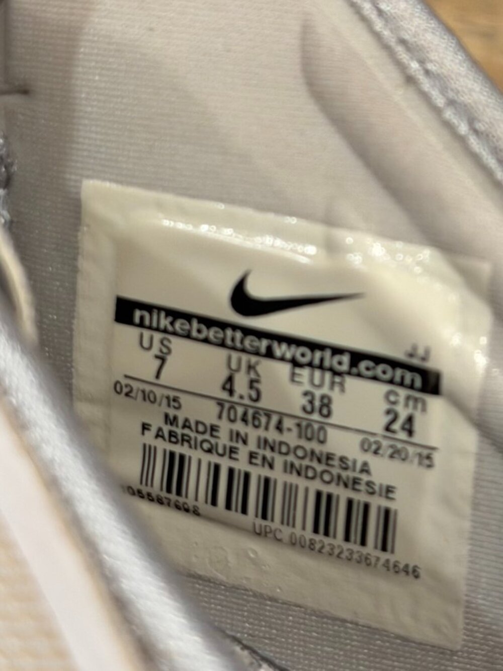 Nike Free 5.0 TR Fit 5 Running Shoes Cream White Size 7 - Picture 7 of 9